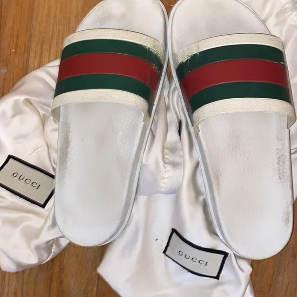 Gucci white flip flops - Picture 4 of 4